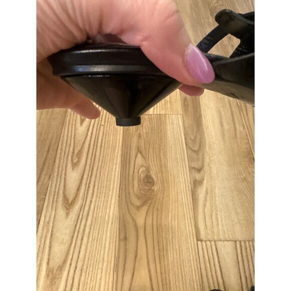 Zara Thong Sandals Black Womens Size 38 - Picture 7 of 7